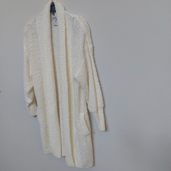 PEBBLE COURT Long Chunky Duster Cardigan Size Medium. - Picture 4 of 11